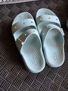 CROCS Dual-Strap Slide Sandals